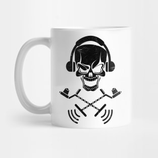 Metal Detector Skull Detectoring Mug